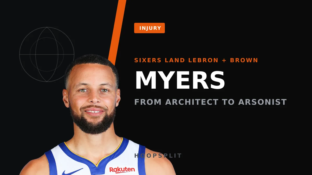 Bob Myers Rebuilt the Sixers by Robbing Curry's Last Title Window