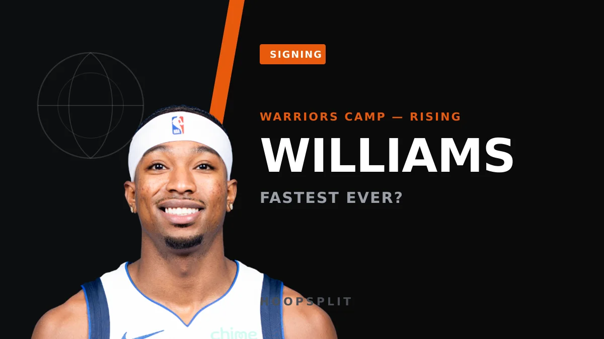 Brandon Williams Is the Fastest Warrior Ever, and Kerr Can't Stop Watching