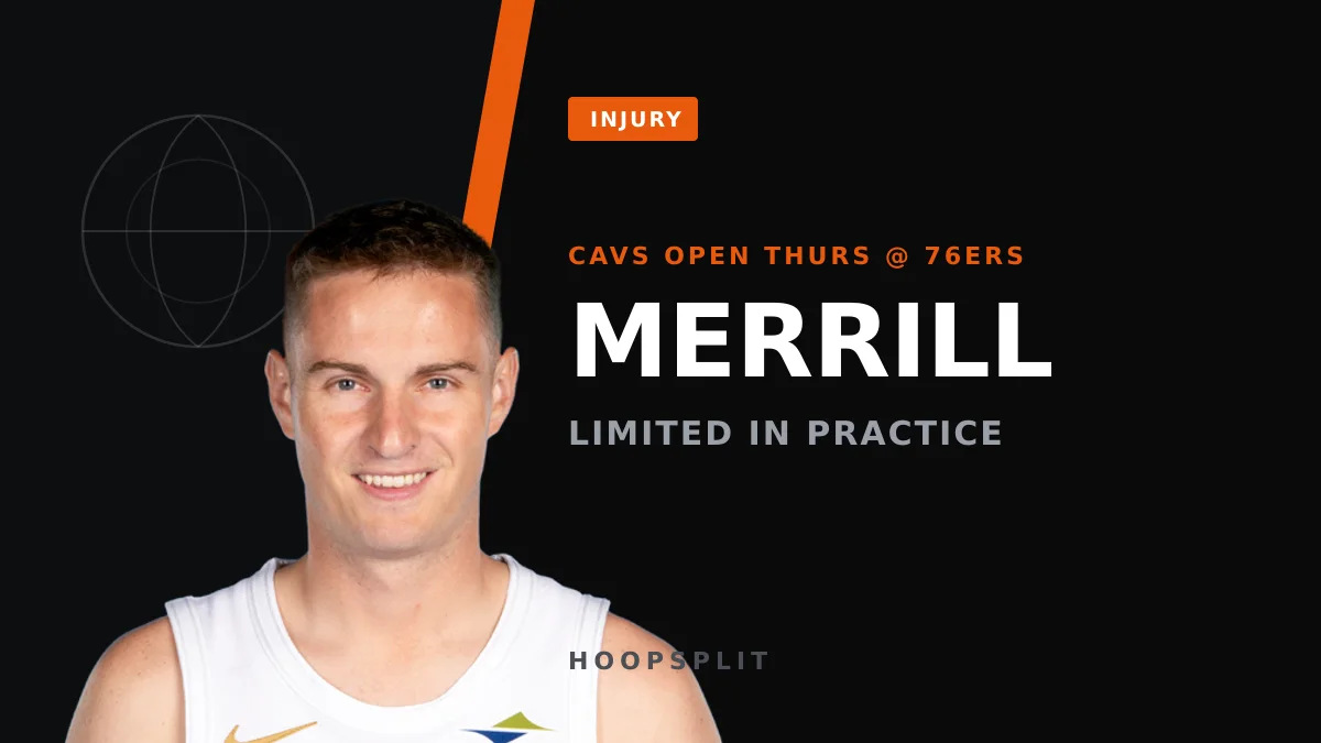 Cavs Injury Report: Sam Merrill Limited, Tomlin Still Sidelined