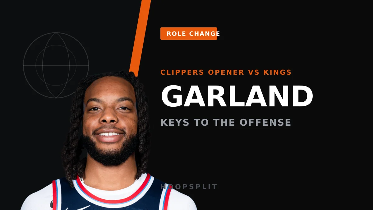 Clippers Hand Garland the Keys as Ingram Opens Season on the Shelf