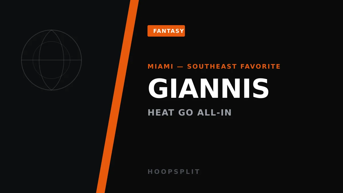 Giannis Lands in Miami: Heat Bet on Defense to Fix a Broken Offense