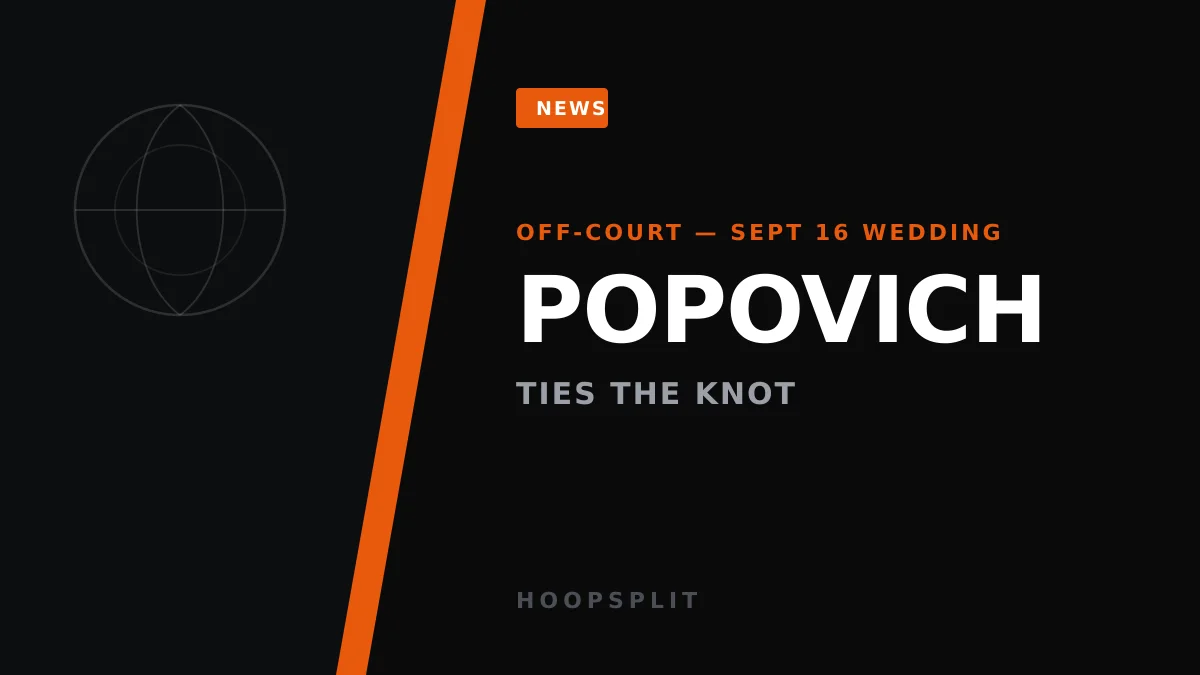 Gregg Popovich Marries Mary Barth Budenholzer in Off-Court Twist