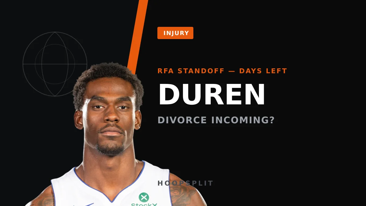 Jalen Duren's Pistons Standoff: Sign-and-Trade Now the Likely Endgame