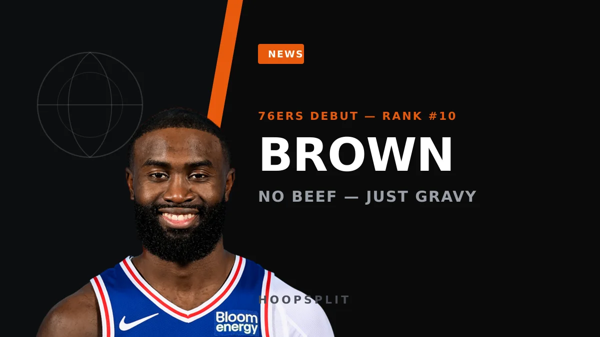 Jaylen Brown's 'Lamb Chop' Jab at Tatum Masks a Juicy Fantasy Debut