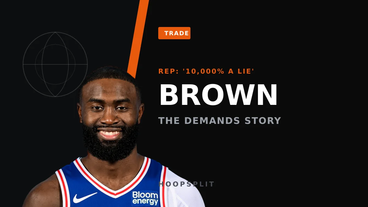 Jaylen Brown Trade-Request Drama Resurfaces — His Camp Calls It '10,000% a Lie'