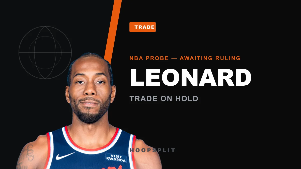Kawhi Leonard Trade to Toronto Stuck as NBA Weighs Discipline