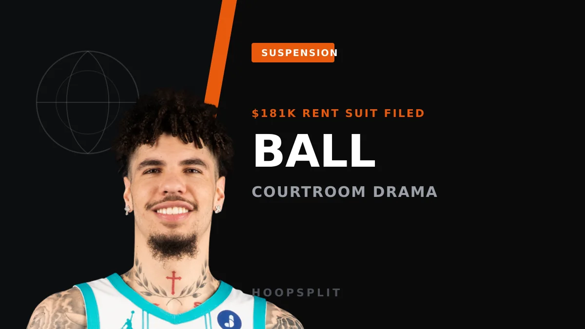 LaMelo Ball Hit With New Charlotte Rent Suit Alleging $181K Owed