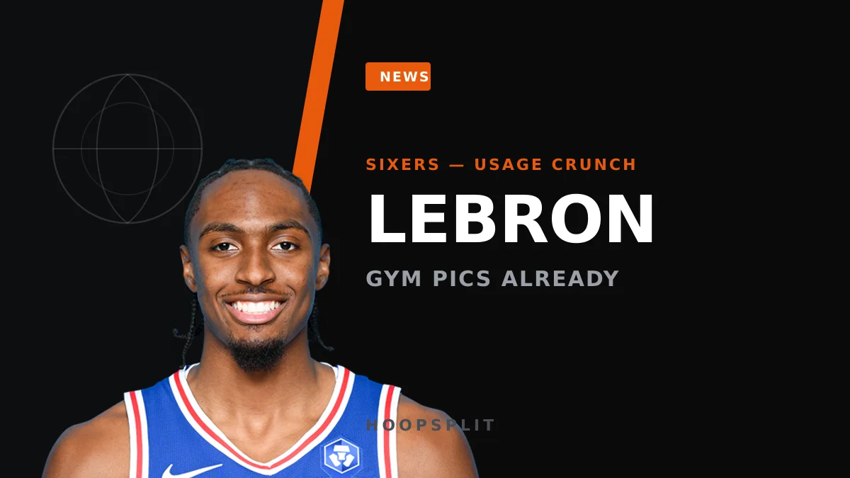 LeBron and Maxey Are Already Working Out — What It Means for Philly Fantasy
