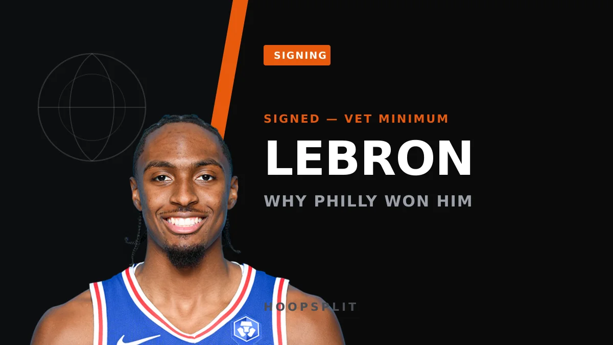 LeBron Explains His Sixers Move: Maxey, Embiid and a Title Chase