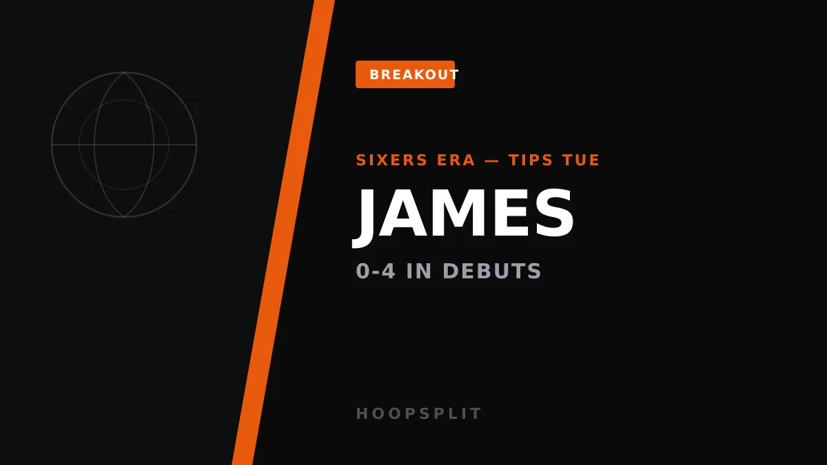LeBron Opens His Sixers Era at MSG, Chasing His First 0-for Debut Win