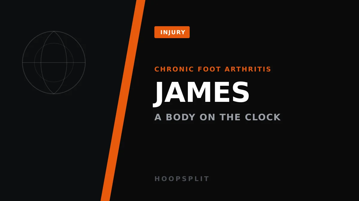 LeBron's Chronic Foot Arthritis Clouds His First Year in Philly