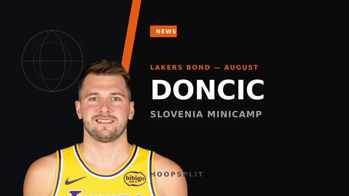 Luka Doncic Books a Slovenia Minicamp for the Lakers' New Core