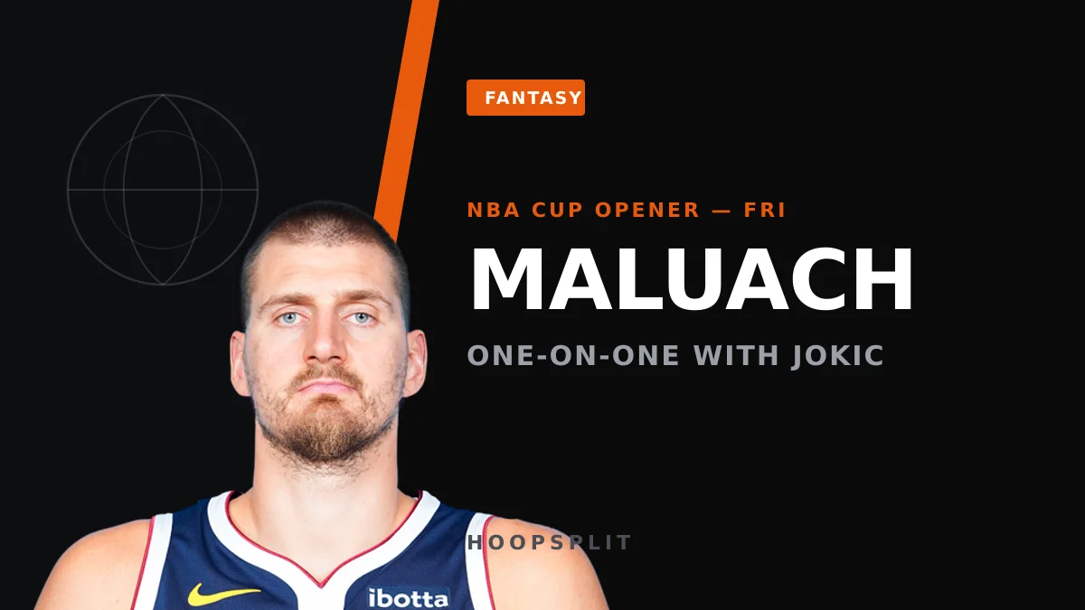 Suns Open NBA Cup vs Jokic With No Mark Williams and a Dead-Last Defense