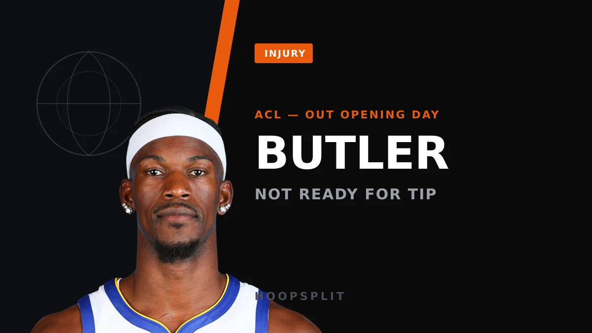Warriors Open 2026-27 Shorthanded: Butler, Porzingis, Moody All Out Early